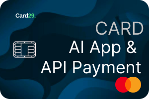 AI App and API Payment Card